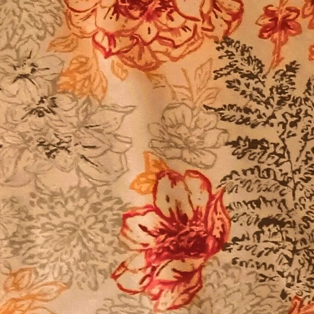 NEW! LIZ CLAIBORNE FLORAL SKIRT, 100%, XL - Picture 5 of 5